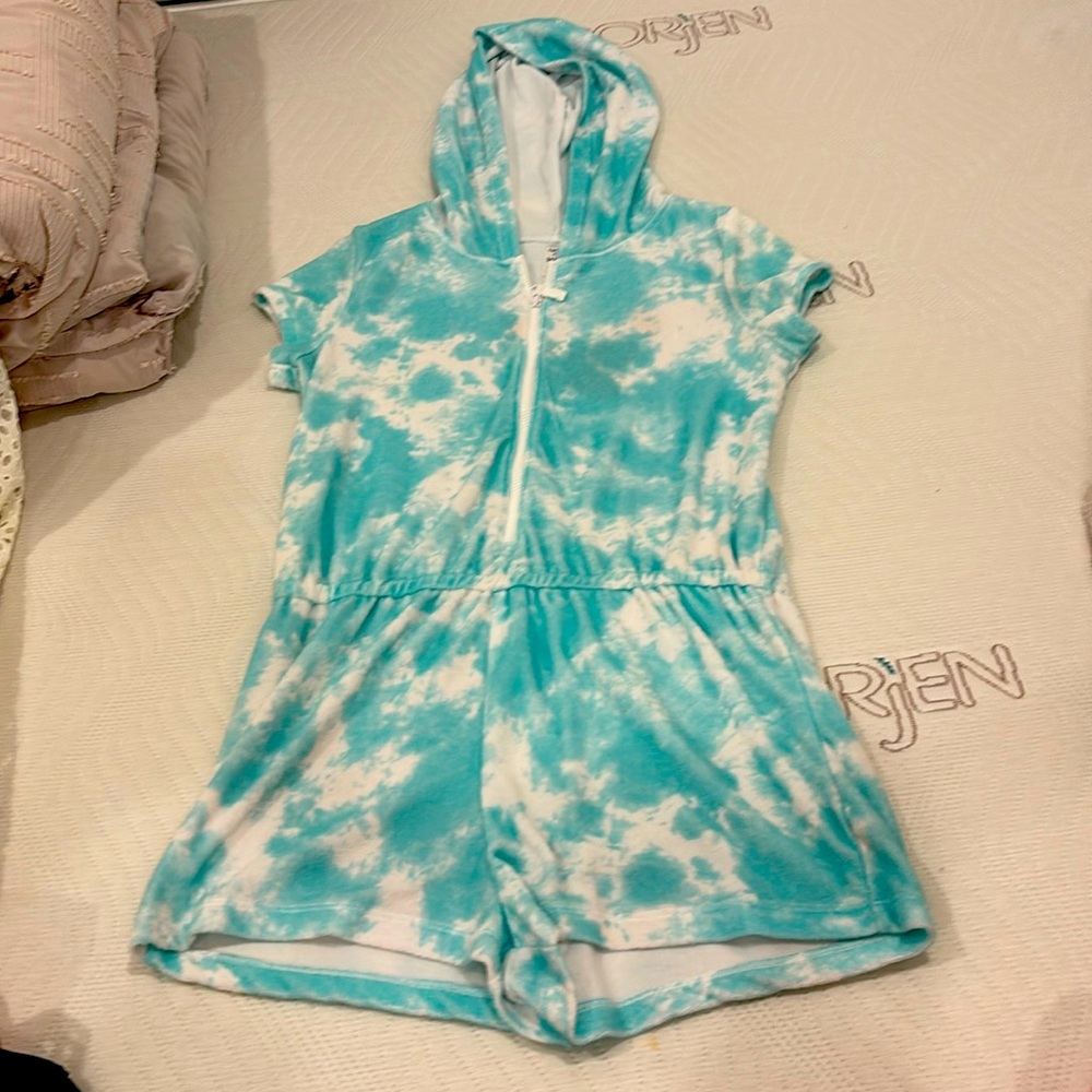 Carters blue tye - dye swimsuit cover up
